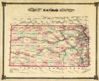 Railroad Map, Osage County 1879